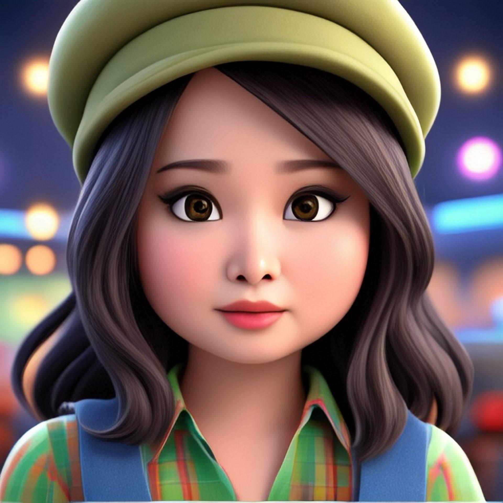 Thin profile photo