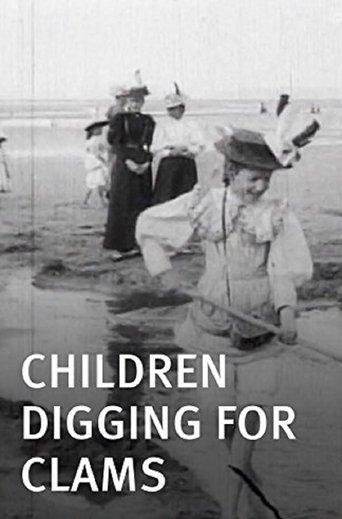 Children Digging for Clams image