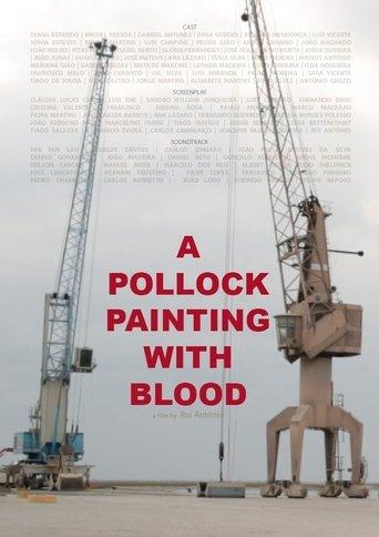 Um Quadro do Pollock com Sangue image