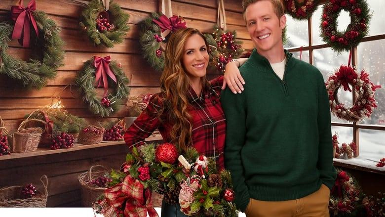 Christmas Wreaths and Ribbons image
