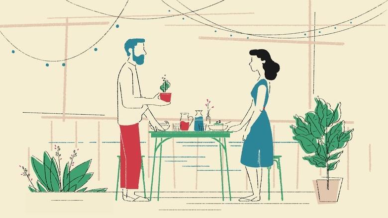 Modern Love: A Kiss, Deferred image