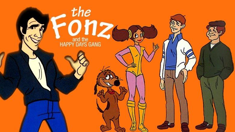 The Fonz and the Happy Days Gang image