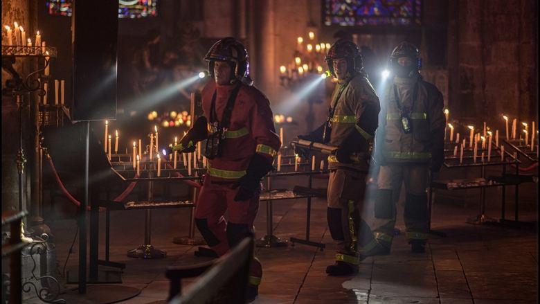 Notre-Dame on Fire image