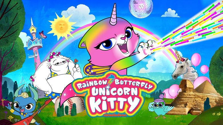 Rainbow Butterfly Unicorn Kitty image