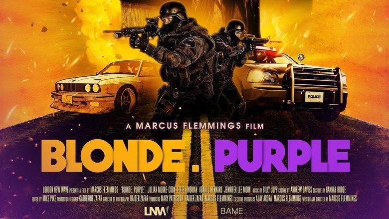 Blonde. Purple image