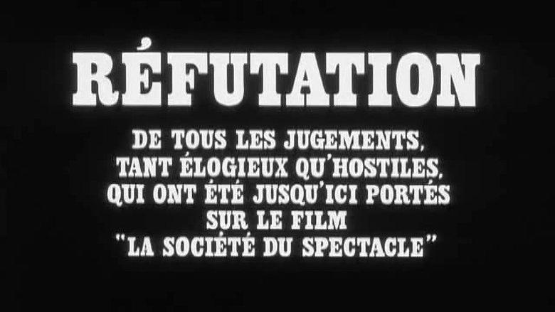 Refutation of All the Judgements, Pro or Con, Thus Far Rendered on the Film "The Society of the Spectacle" image