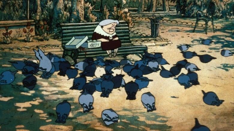 The Old Lady and the Pigeons image