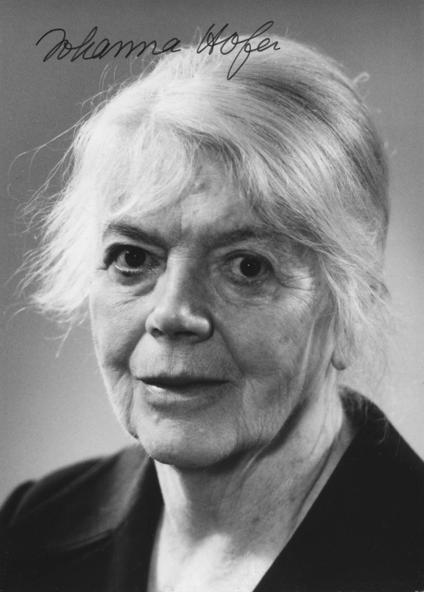 Johanna Hofer image