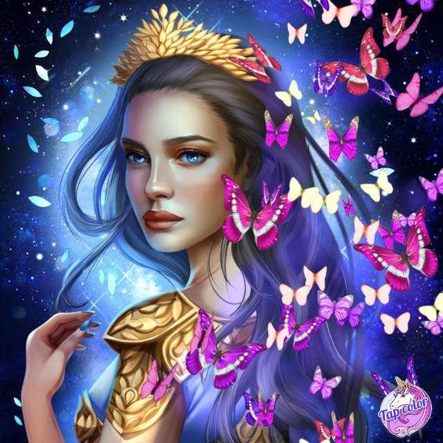 Purple profile photo