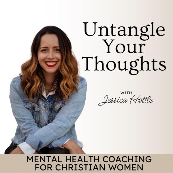 Untangle Your Thoughts | Trust in God, Hear from God, Mental Health Tips, Negative Thoughts, Relationship with God, Christian image